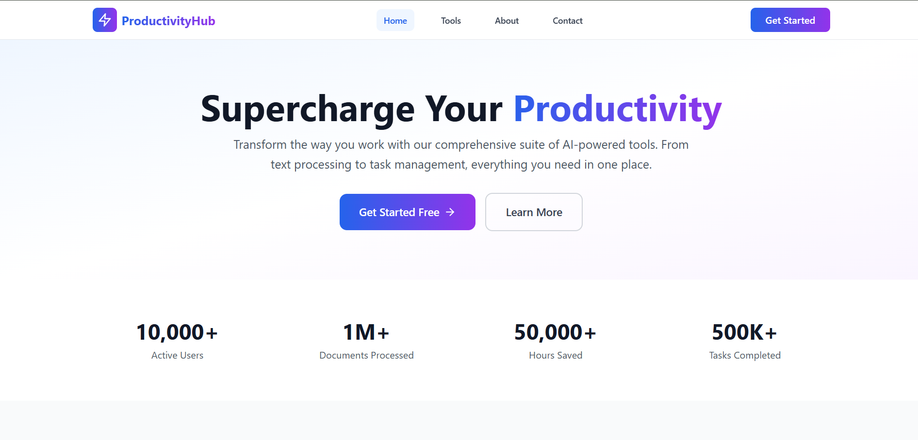 Productivity Hub